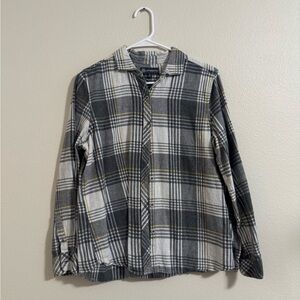 5/$55 !! 🔥 44 north Gray Plaid Button-Up Shirt